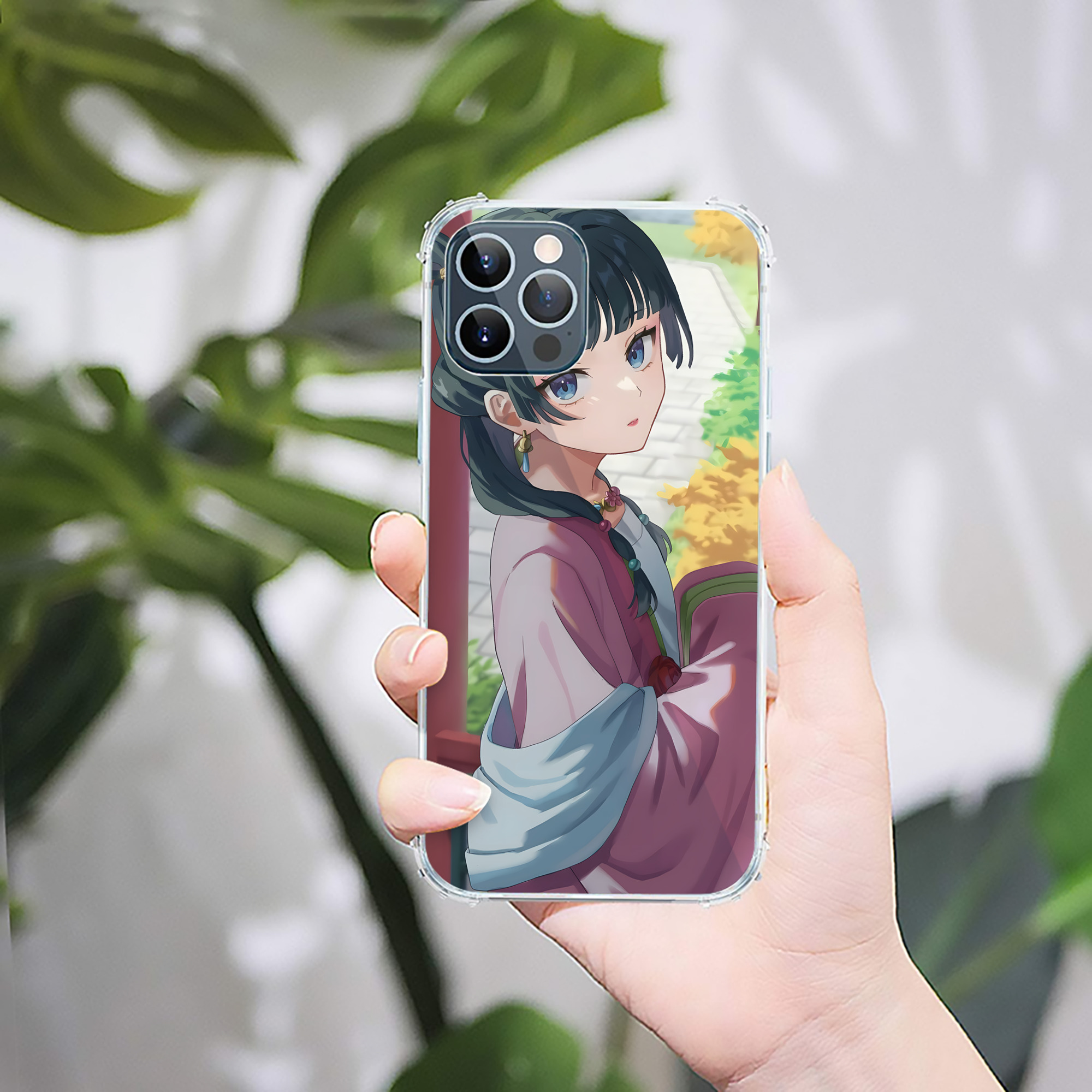 （画像用） 薬屋のひとりごと The Apothecary Diaries 【iPhone 12シリーズ対応】透明スマホケース（クリアソフトケース）